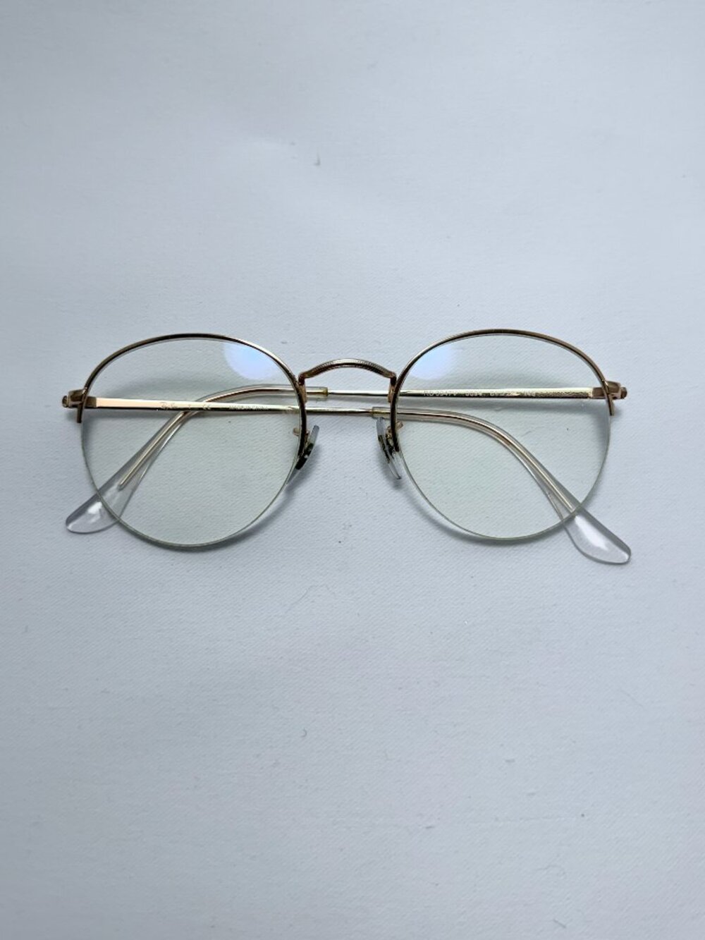 Ray-Ban Gold Eyeglasses - Frames Only